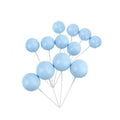 Light Blue faux Ball Cake Topper – 20pcs Pack