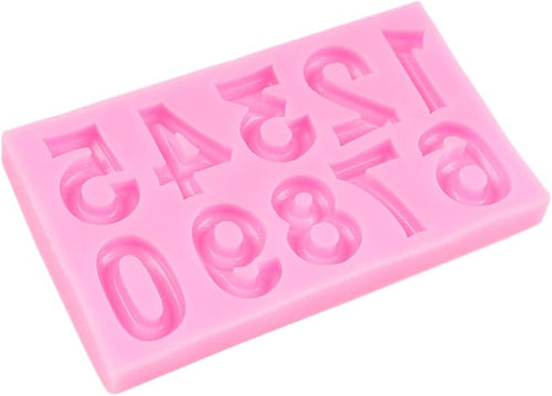 3D Mini Numbers Silicone Fondant & Baking Mold