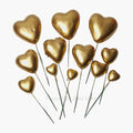 Golden Heart Faux Ball 20 pcs