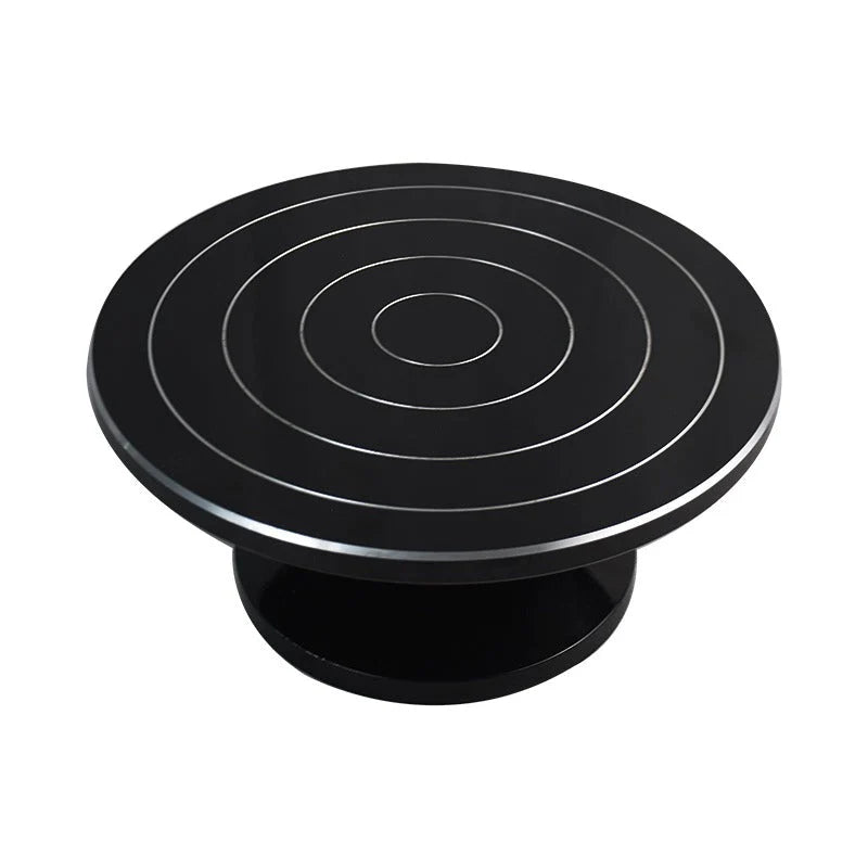 Metal Black Turntable Stand 28cm