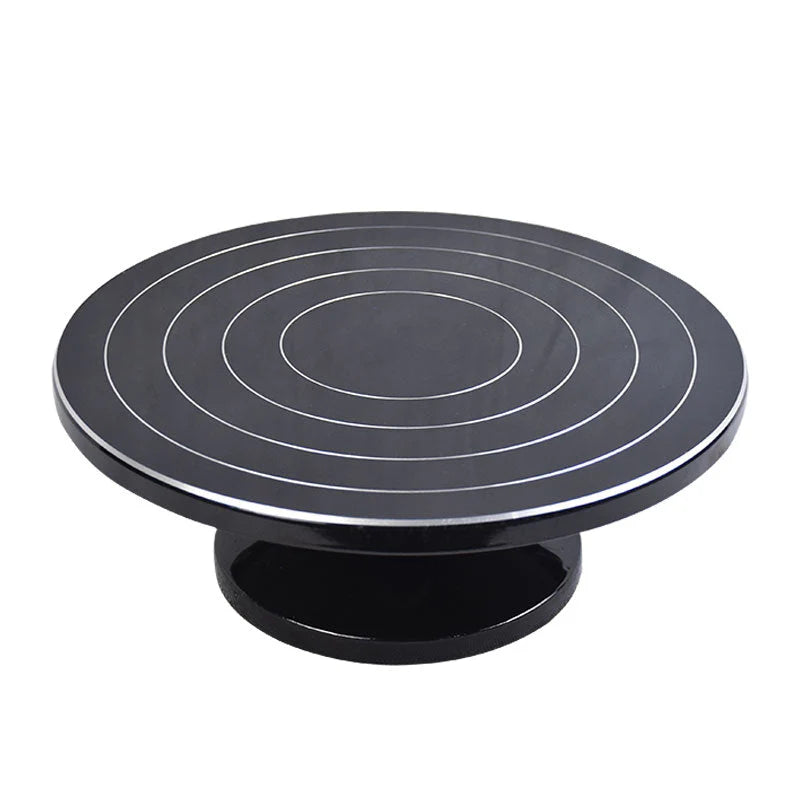 Metal Black Turntable Stand 28cm