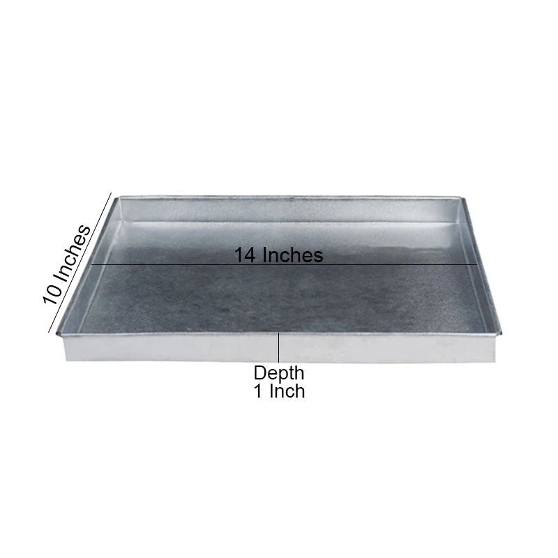 10x14 Inch Rectangle Swiss Roll Baking Tray