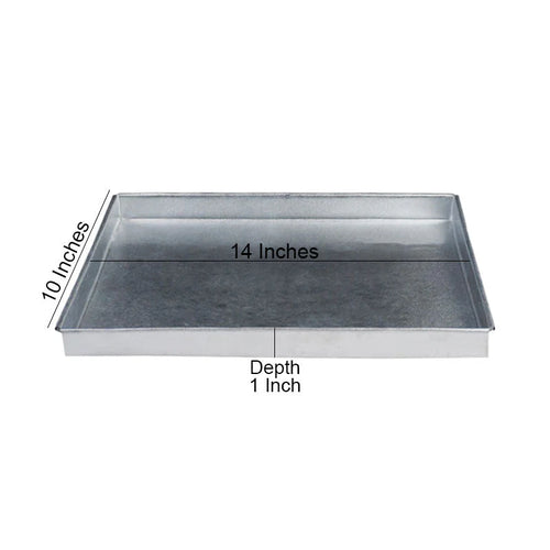 10x14 Inch Rectangle Swiss Roll Baking Tray