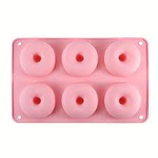 6-Cavity Donut Silicone Mold