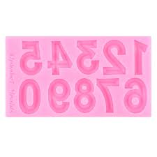 3D Mini Numbers Silicone Fondant & Baking Mold