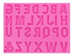 27-Piece Uppercase Alphabet Silicone Mold Set
