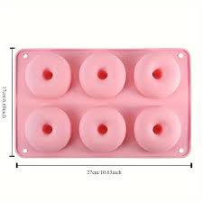 6-Cavity Donut Silicone Mold
