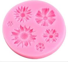 6-Cavity Sunflower Silicone Mold