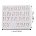 Uppercase Alphabet Silicone Fondant Mold