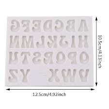 Uppercase Alphabet Silicone Fondant Mold