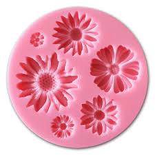 6-Cavity Sunflower Silicone Mold