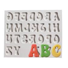 Uppercase Alphabet Silicone Fondant Mold
