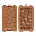 Heart Patterned Silicone Chocolate Bar Mold