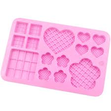 15 Cavity Multi-Shape Tray (Heart, Blossom, Waffle)