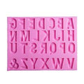 27-Piece Uppercase Alphabet Silicone Mold Set