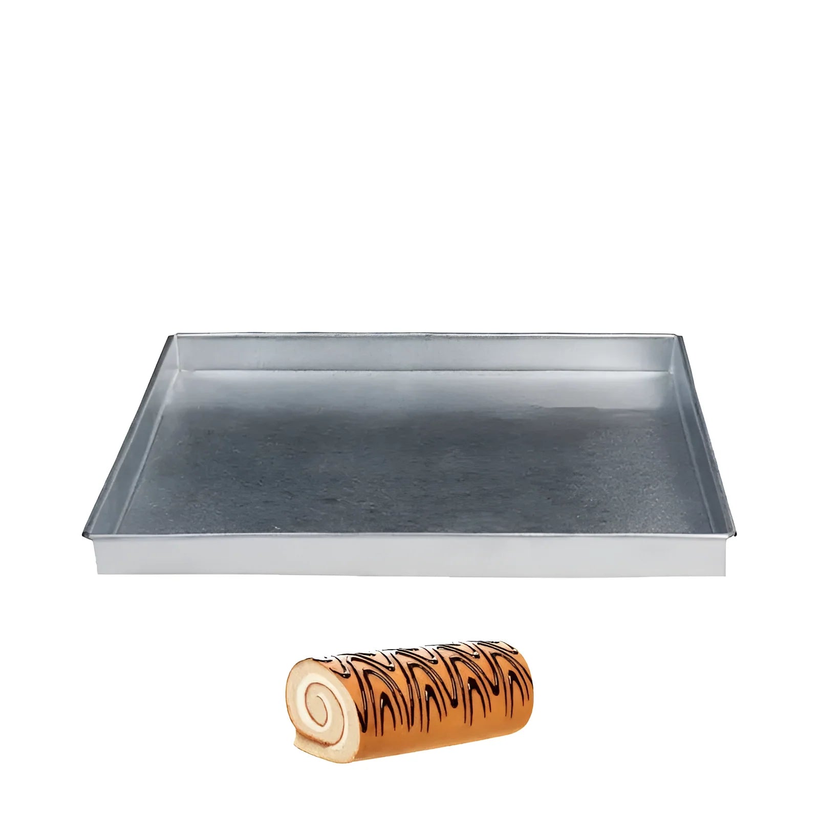 6x10 Inch Rectangle Swiss Roll Baking Tray