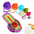 Colorful Measuring Cups & Spoons Set – 6pcs set
