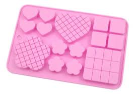 15 Cavity Multi-Shape Tray (Heart, Blossom, Waffle)