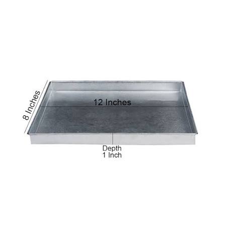 8x12 Inch Rectangle Swiss Roll Baking Tray