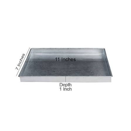 7x11 Inch Rectangle Swiss Roll Baking Tray