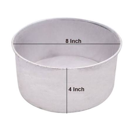 8x4 Inch Heighted Round Cake Pan