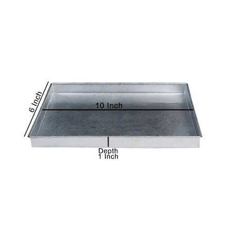 6x10 Inch Rectangle Swiss Roll Baking Tray