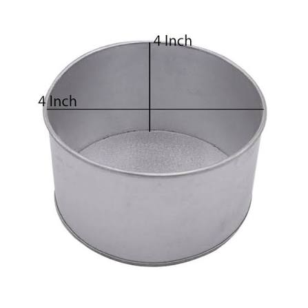 4x4 Inch Heighted Round Cake Pan
