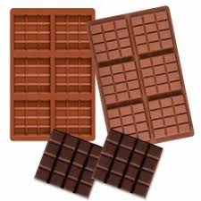 6-Cavity Silicone Chocolate Bar Mold