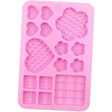 15 Cavity Multi-Shape Tray (Heart, Blossom, Waffle)