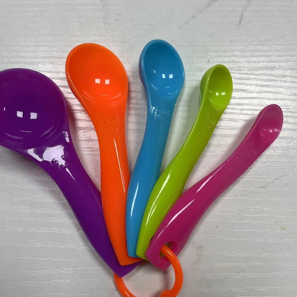 Multi Color Measuring Cups & Spoons Set – 5pcs
